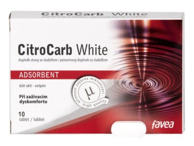 Favea Citrocarb White 10 tablet