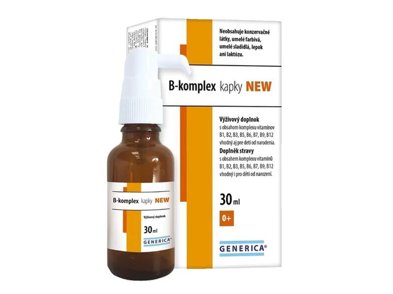 B-komplex Generica New kapky 30 ml
