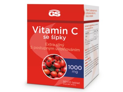 GS Vitamin C 1000 se šípky 50+10 tablet