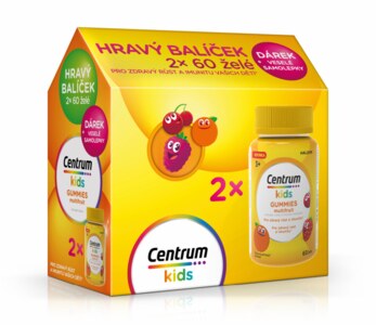 Centrum Kids Gummies multifruit 2x60 ks Dárkové balení
