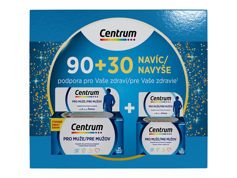 Centrum pro muže 90+30 tablet Dárkové balení