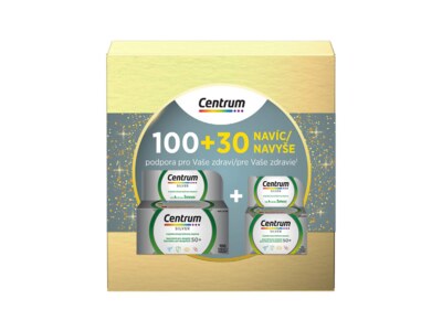 Centrum Silver 50+ 100+30 tablet Dárkové balení