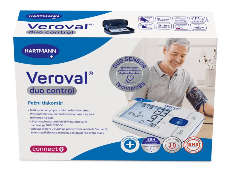 Veroval Duo Control Connect digitální tonometr M s manžetou 22-32 cm 1 ks