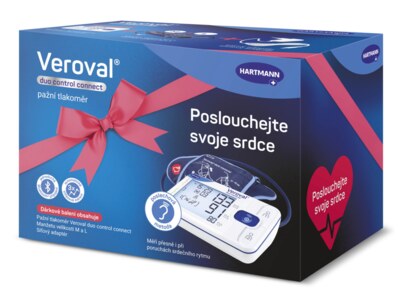 Veroval Duo Control Connect digitální tonometr Dárkové balení