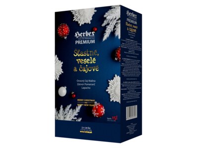 Herbex Šťastné, veselé a čajové nálevové sáčky 3x20 ks Herbex Šťastné, veselé a čajové nálevové sáčky 3x20 ks