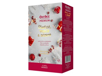 Herbex Šťastné, veselé a zdravé nálevové sáčky 3x20 ks