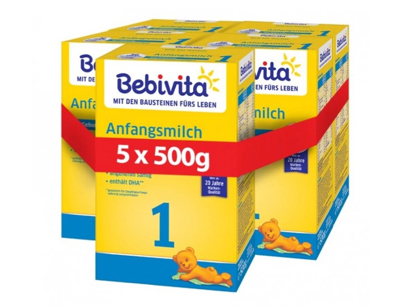 Hipp Bebivita 1 Mléčná kojenecká výživa 0m+ 5x500 g