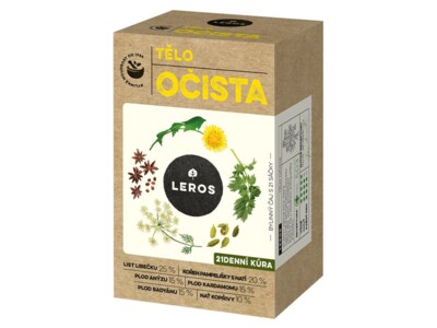 Leros Očista Tělo nálevové sáčky 21x1,8 g