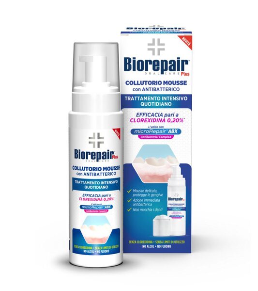 Biorepair Plus Intenzivní pěnová ústní voda 200 ml Biorepair Plus Intenzivní pěnová ústní voda 200 ml