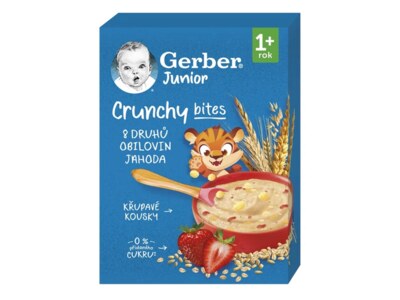 Gerber Junior nemléčná kaše jahodová 1 rok+ 200 g