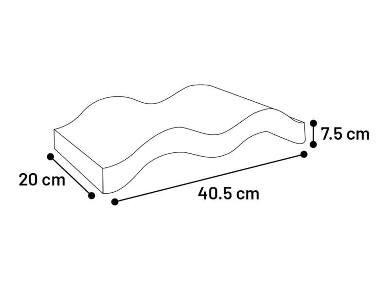Flamingo Mawimbi Wave Škrabadlo pro kočky 40,5x20x7,5 cm