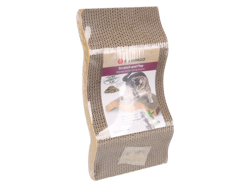 Flamingo Mawimbi Wave Škrabadlo pro kočky 40,5x20x7,5 cm