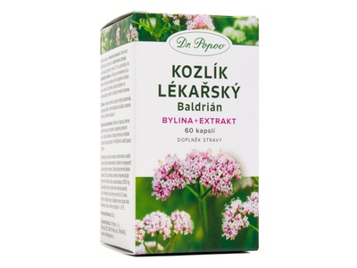 Dr. Popov Kozlík lékařský 60 bylinných kapslí Dr. Popov Kozlík lékařský 60 bylinných kapslí