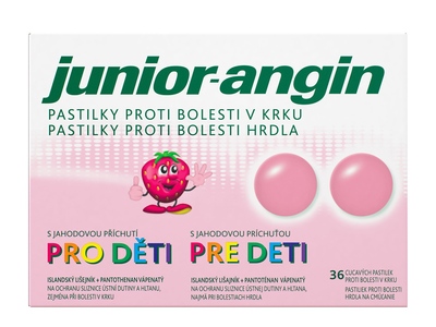 Junior-angin pro děti pastilky 36 ks