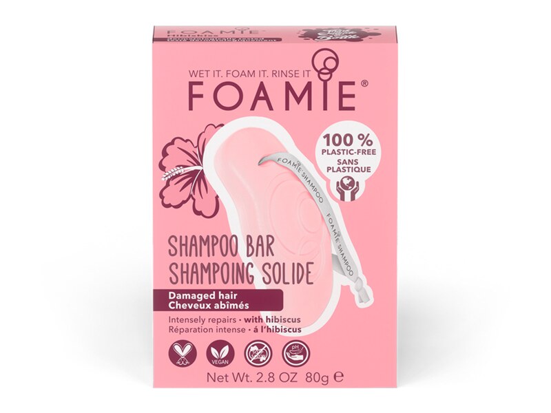 Foamie Tuhý šampon na poškozené vlasy Hibiskiss 80 g