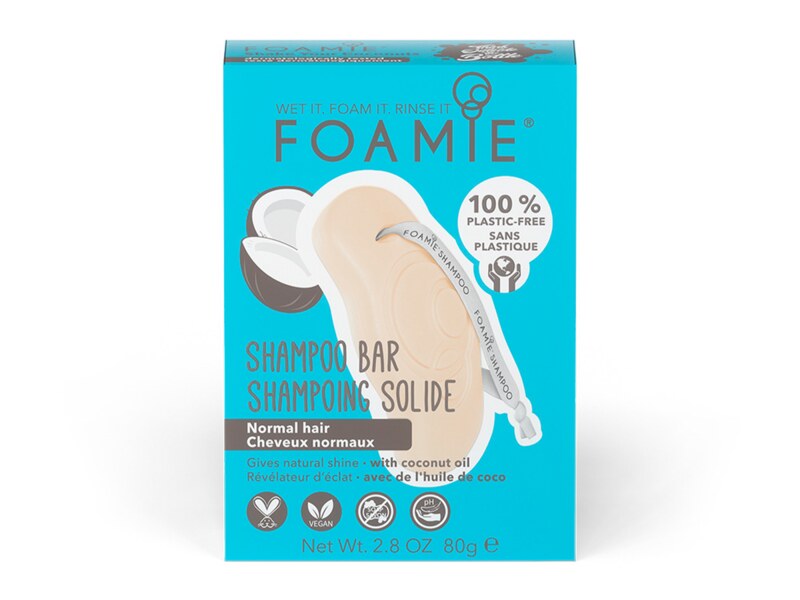 Foamie Tuhý šampon na normální vlasy Shake Your Coconuts 80 g Foamie Tuhý šampon na normální vlasy Shake Your Coconuts 80 g