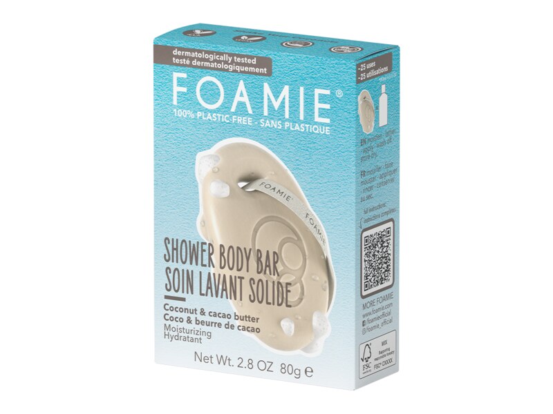 Foamie Hydratační sprchová péče Shake Your Coconuts Shower Body Bar 80 g 