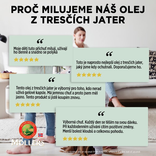 Mollers Omega 3 Ovocná příchuť 250 ml