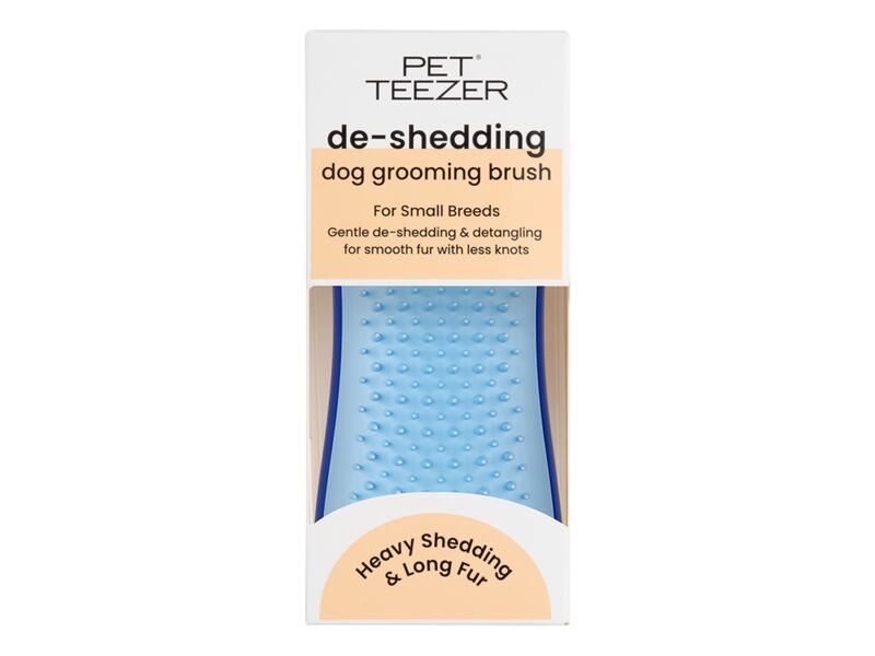 Tangle Teezer Pet Teezer De-shedding Small blue kartáč na psy 1 ks
