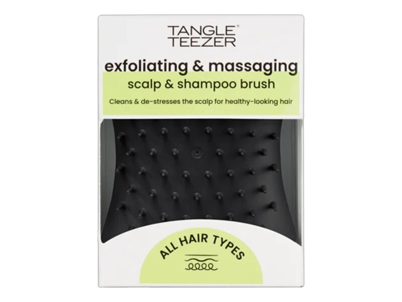 Tangle Teezer Scalp Brush Black masážní kartáč na vlasy 1 ks Tangle Teezer Scalp Brush Black masážní kartáč na vlasy 1 ks