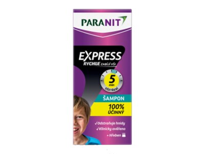 Paranit Express šampon + hřeben 100 ml