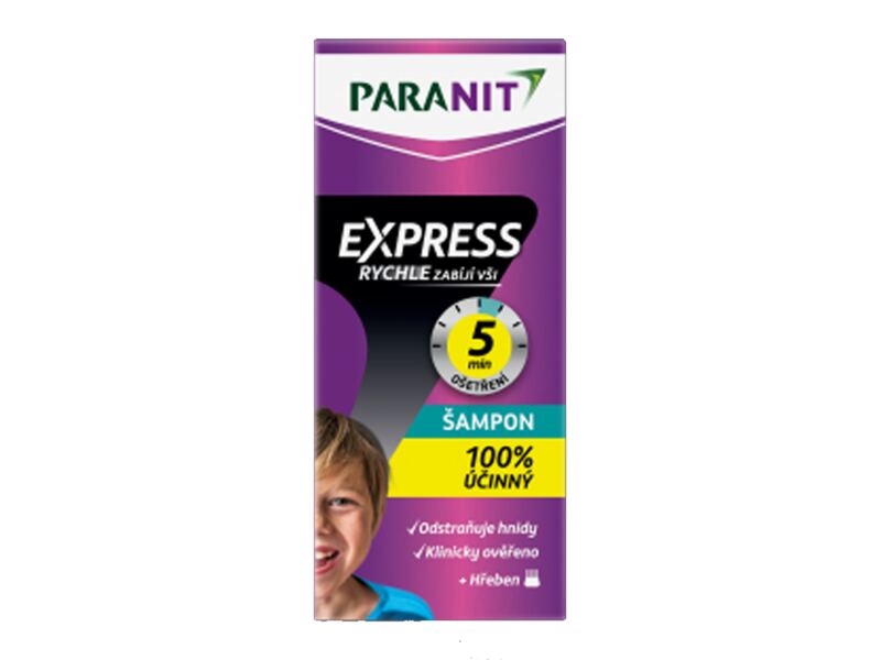Paranit Express šampon + hřeben 100 ml