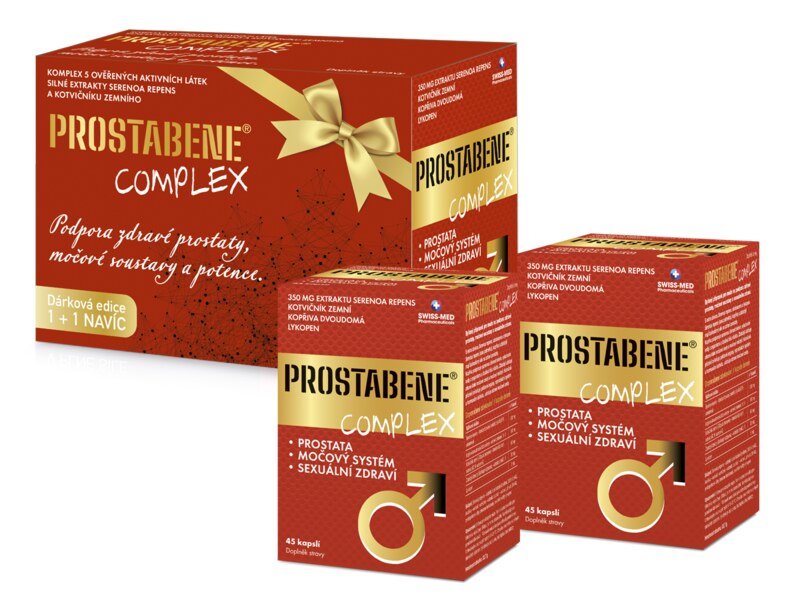 Prostabene Complex 45 kapslí Vánoční edice 1+1 ZDARMA