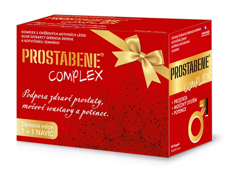 Prostabene Complex 45 kapslí Vánoční edice 1+1 ZDARMA