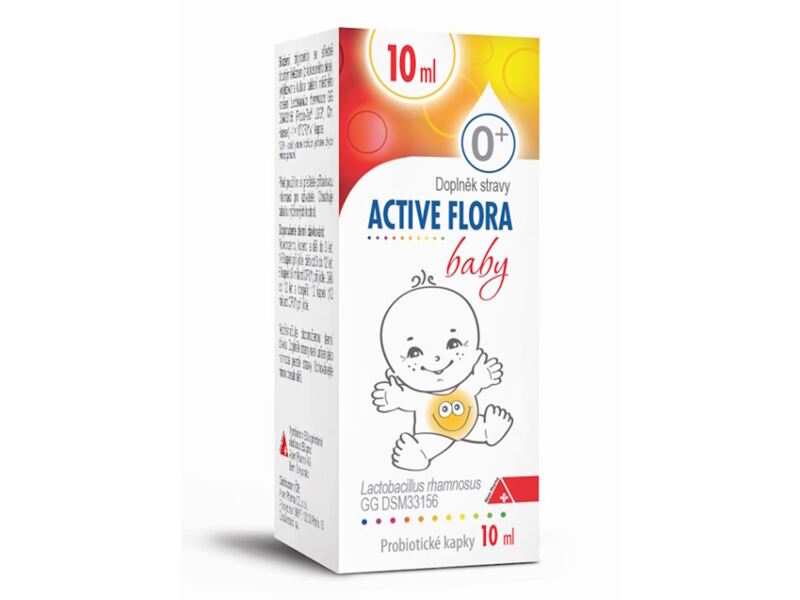 Active Flora baby 0+m Probiotické kapky 10 ml 