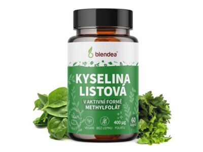 Blendea Kyselina listová 60 kapslí Blendea Kyselina listová 60 kapslí