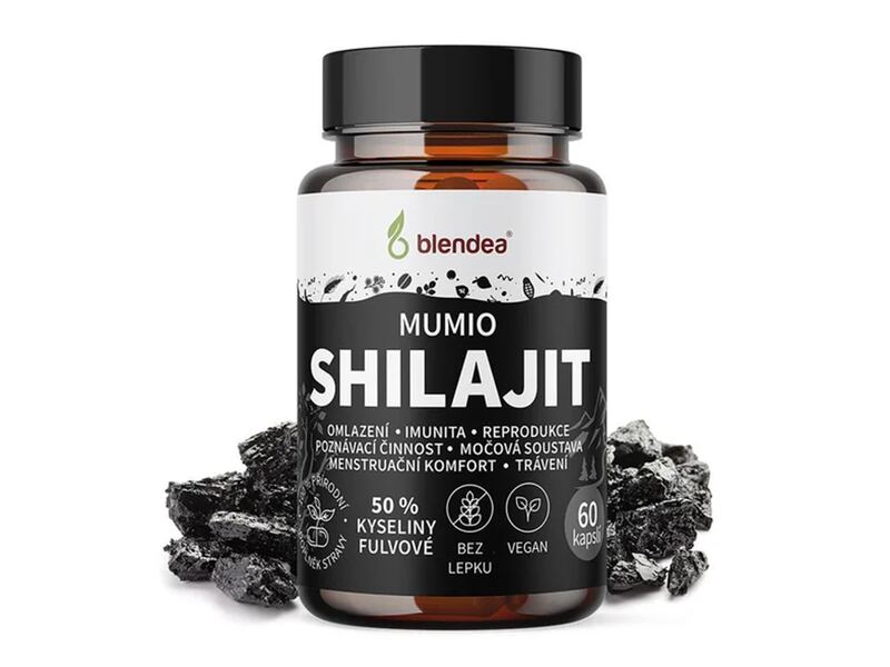 Blendea Mumio Shilajit 60 kapslí Blendea Mumio Shilajit 60 kapslí