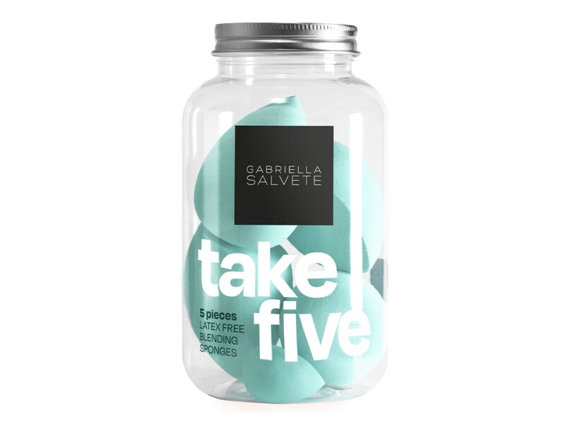Gabriella Salvete Take Five Houbičky na make-up tyrkysové 5 ks