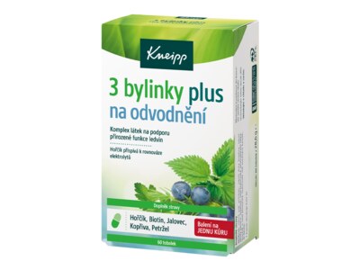 Kneipp 3 bylinky Plus na odvodnění 60 tobolek Kneipp 3 bylinky Plus na odvodnění 60 tobolek