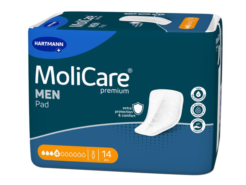 MoliCare Men Absorpční vložky 4 kapky 14 ks