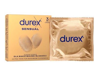Durex Sensual prezervativ 3 ks