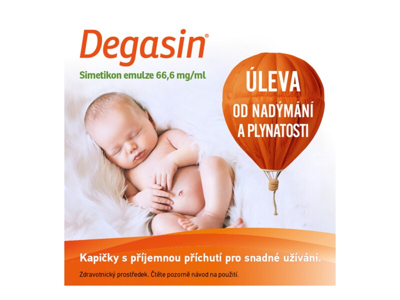 Degasin simetikon 66,6mg/ml emulze na nadýmání 50 ml