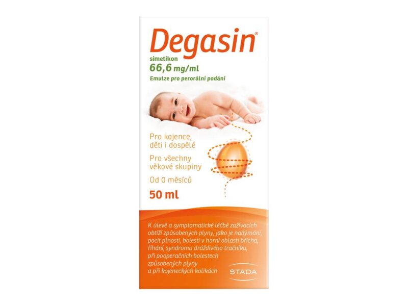 Degasin simetikon 66,6mg/ml emulze na nadýmání 50 ml