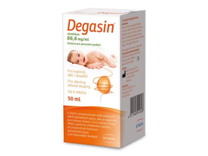 Degasin simetikon 66,6mg/ml emulze na nadýmání 50 ml