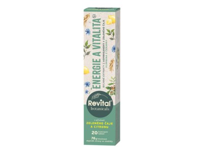 Revital Botanicals Energie a vitalita 20 šumivých tablet Revital Botanicals Energie a vitalita 20 šumivých tablet