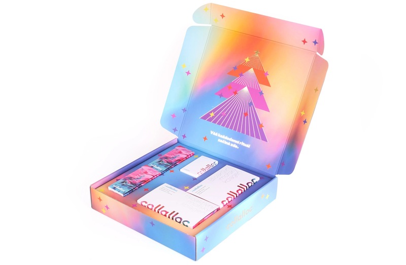 Collalloc 2 x 30 sáčků + Nano 2 x 30 ml + Vitamín C 60 g Vánoční balení