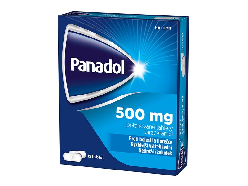 Panadol 500 mg 12 potahovaných tablet 