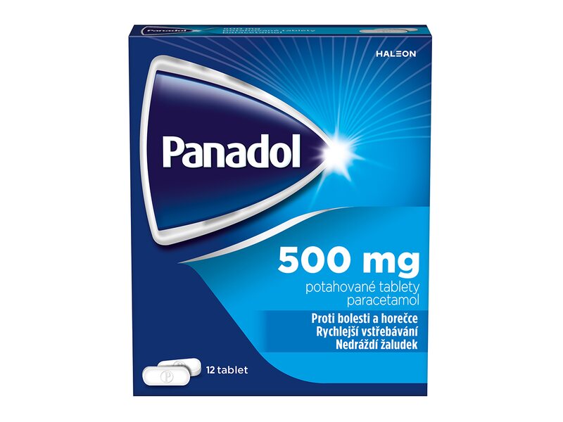 Panadol 500 mg 12 potahovaných tablet Panadol 500 mg 12 potahovaných tablet