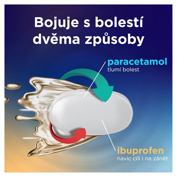 Panadol Duo 500 mg/200 mg 20 potahovaných tablet Panadol Duo 500 mg/200 mg 20 potahovaných tablet