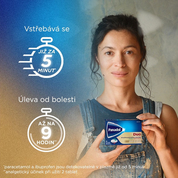 Panadol Duo 500 mg/200 mg 20 potahovaných tablet Panadol Duo 500 mg/200 mg 20 potahovaných tablet