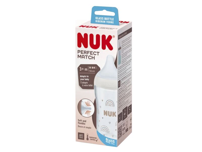 NUK Láhev Perfect Match 3m+ 230 ml 1 ks NUK Láhev Perfect Match 3m+ 230 ml 1 ks