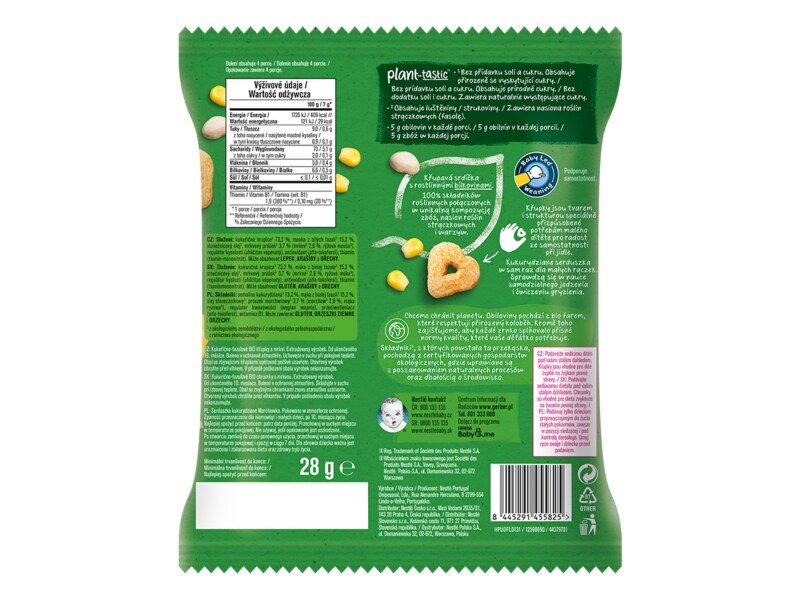 Gerber Křupavá srdíčka mrkvová BIO 10m+ 28 g Gerber Křupavá srdíčka mrkvová BIO 10m+ 28 g