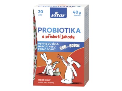 Vitar Kids Bob a Bobek Probiotika 20 x 2 g