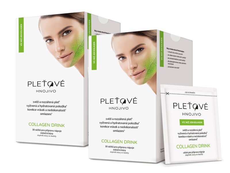 Pleťové hnojivo collagen drink 30x8 g 1+1 ZDARMA