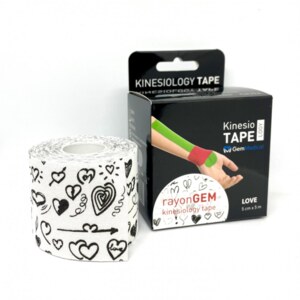 GM Rayon kinesiology tape hedvábný 5 cm x 5 m Love