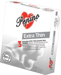 Pepino Prezervativ Extra Thin 3 ks Pepino Prezervativ Extra Thin 3 ks